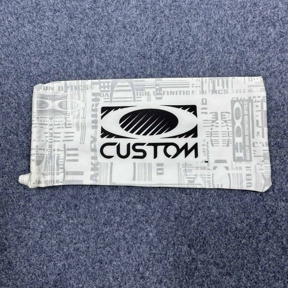 Rare Vintage OEM Oakley Custom Small Accessory Microfiber Bag White